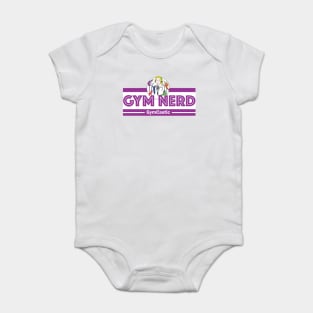 Gym Nerd (purple) Baby Bodysuit